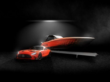  Cigarette 41' Nighthawk AMG Black Series inspirowany Mercedesem AMG GT Black Series